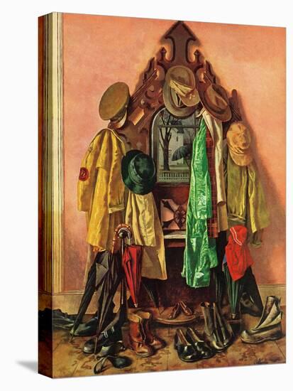 "Loaded Coat Rack", April 14, 1945-John Atherton-Premier Image Canvas