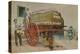 Loading Bottles of Wine onto a Cart, Florence. Postcard Sent in 1913-Italian Photographer-Premier Image Canvas