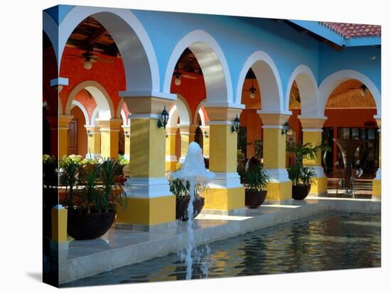 Lobby of Iberostar Resort, Mayan Riviera, Mexico-Lisa S. Engelbrecht-Premier Image Canvas