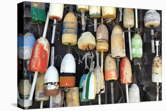 Lobster Buoys, Cape Cod National Seashore, Orleans, Cape Cod, Massachusetts, New England, Usa-Wendy Connett-Premier Image Canvas