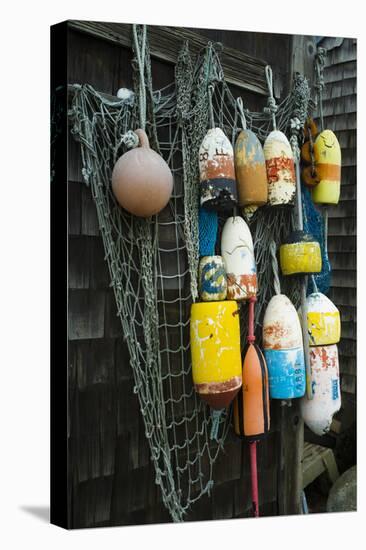 Lobster Buoys, Rockport, Massachusetts, USA-Walter Bibikow-Premier Image Canvas