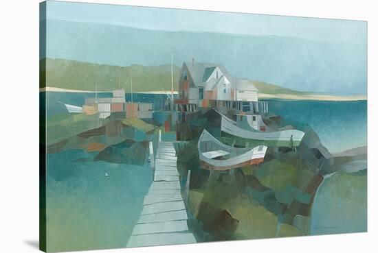Lobster Cove-Albert Swayhoover-Stretched Canvas