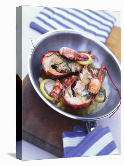 Lobster Fried in Butter with Lemon and Tarragon-Peter Medilek-Premier Image Canvas