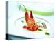 Lobster on Pineapple Carpaccio-null-Premier Image Canvas