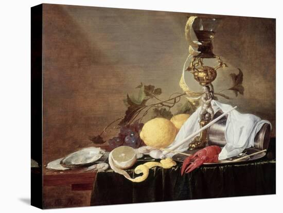 Lobster, Oyster and Lemon-Jan Davidsz de Heem-Premier Image Canvas