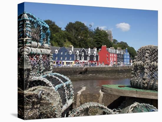 Lobster Pots in Tobermory, Mull, Inner Hebrides, Scotland, United Kingdom, Europe-David Lomax-Premier Image Canvas