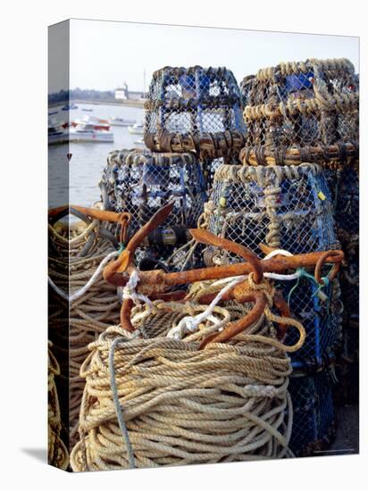 Lobster Pots, Normandy, France-Michael Busselle-Premier Image Canvas