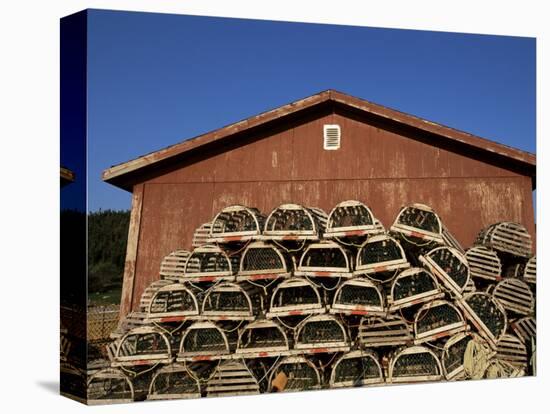 Lobster Traps, Cape Breton, Canada, North America-Alison Wright-Premier Image Canvas