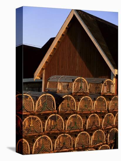 Lobster Traps in Rustico Harbour, Prince Edward Island, Canada, North America-Alison Wright-Premier Image Canvas