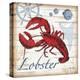 Lobster-Todd Williams-Stretched Canvas