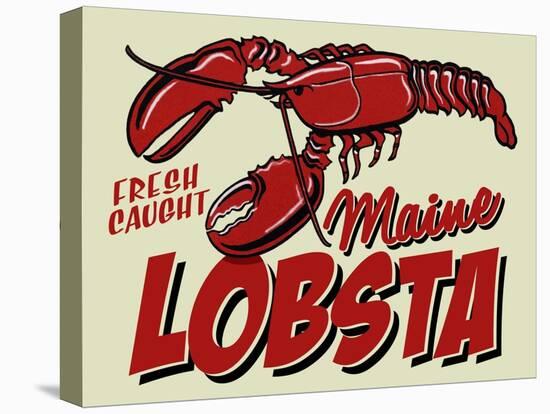 Lobster-Retroplanet-Premier Image Canvas