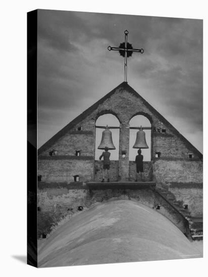 Local Boys Ringing the Church Bells-Gordon Parks-Premier Image Canvas