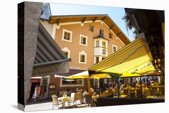 Local Cafe and Restaurant, Zell Am See, Pinzgau, Salzkammergut, Austria, Europe-Doug Pearson-Premier Image Canvas