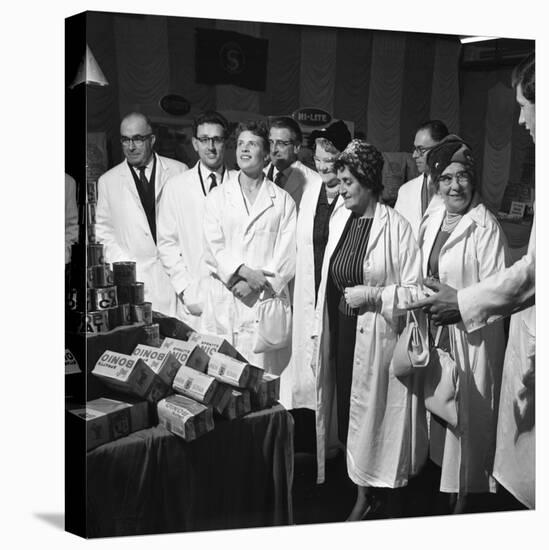 Local Dignitaries During an Open Day at Spillers Foods in Gainsborough, Lincolnshire, 1962-Michael Walters-Stretched Canvas