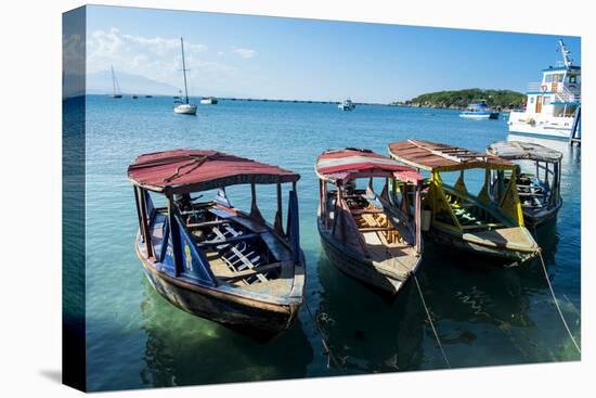 Local tourist boats Labadie, Haiti, Caribbean, Central America-Michael Runkel-Premier Image Canvas