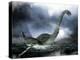 Loch Ness Monster, Artwork-Victor Habbick-Premier Image Canvas