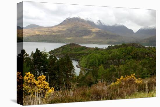 Loch Torridon and the Torridon Hills, Highland, Scotland-Peter Thompson-Premier Image Canvas