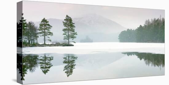 Lochan Eilein in Mid-Winter, the Loch Is Frozen Over-John Potter-Premier Image Canvas