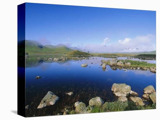 Lochan Na H-Achlaise, Rannoch Moor, Black Mount in the Background, Highlands Region, Scotland, UK-Louise Murray-Premier Image Canvas