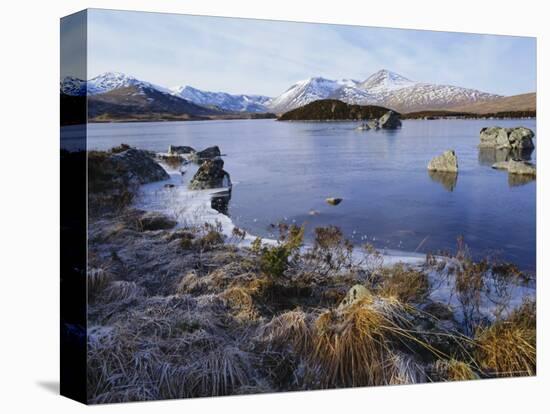 Lochan Na H-Achlaise, Rannoch Moor, Strathclyde, Highlands Region, Scotland, UK, Europe-Kathy Collins-Premier Image Canvas