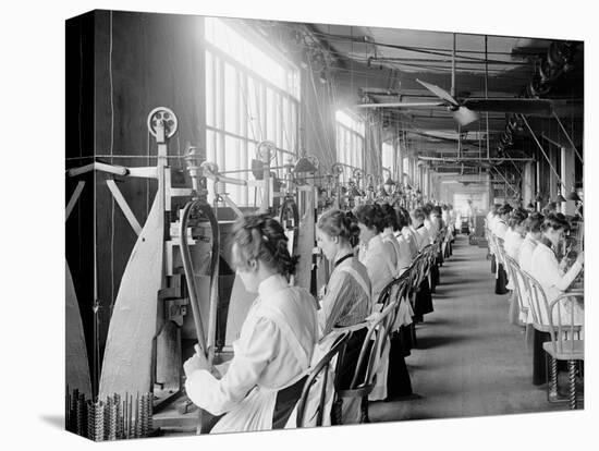 Lock and Drill Dept., National Cash Register, Dayton, Ohio-null-Stretched Canvas