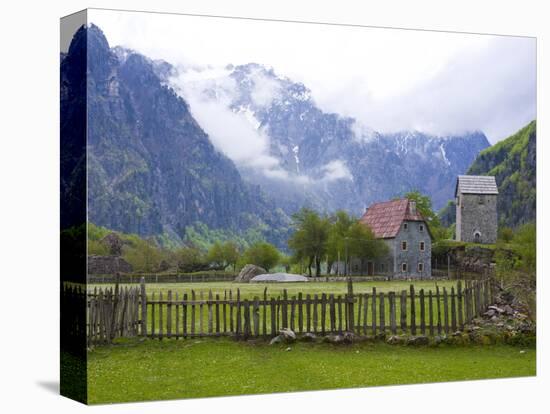 Lock-In Tower in Thethi in the Albanian Alps, Albania, Europe-Michael Runkel-Premier Image Canvas