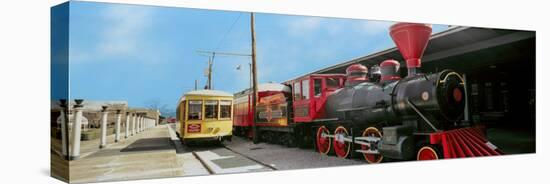 Locomotive at the Chattanooga Choo Choo, Chattanooga, Tennessee, USA-null-Premier Image Canvas