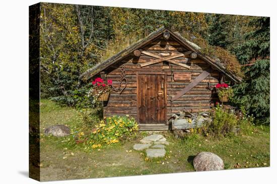 Log Cabin Kantishna, Alaska, Mnt. Denali National Park-null-Premier Image Canvas