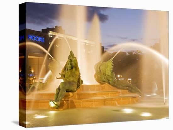 Logan Square Fountain, Parkway Museum District, Philadelphia, Pennsylvania-Richard Cummins-Premier Image Canvas