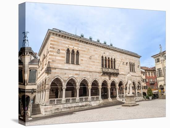 Loggia del Lionello, Piazza della Liberta, Udine, Friuli Venezia Giulia, Italy, Europe-Jean Brooks-Premier Image Canvas