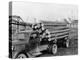 Logging Truck at Sawmill-R. Mattoon-Premier Image Canvas