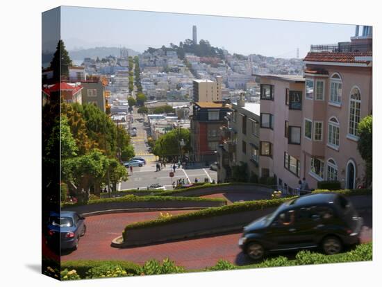 Lombard Street, the Crookedest Street in the World, San Francisco, California-Alan Copson-Premier Image Canvas