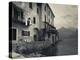 Lombardy, Lakes Region, Lake Como, Santa Maria Rezzonico, Lakeside Houses, Italy-Walter Bibikow-Premier Image Canvas