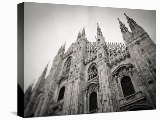Lombardy, Milan, Piazza Duomo, Duomo Cathedral, Defocussed, Italy-Walter Bibikow-Premier Image Canvas