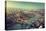 London Aerial View with Tower Bridge in Sunset Time-Iakov Kalinin-Premier Image Canvas