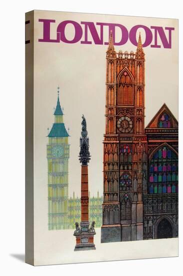 London Big Ben-Vintage Apple Collection-Premier Image Canvas