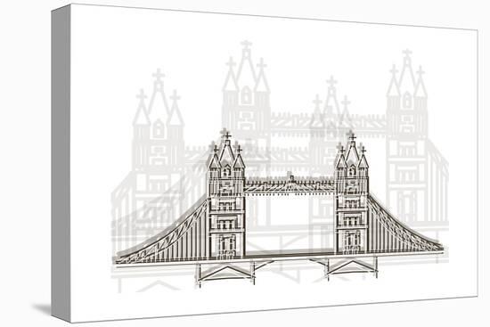London Bridge-Cristian Mielu-Stretched Canvas