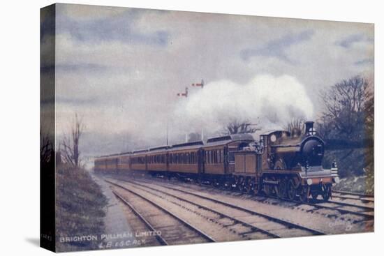 London Brighton and South Coast Railway Brighton Pullman Train-null-Premier Image Canvas