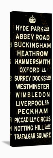 London Crown Sign-null-Stretched Canvas