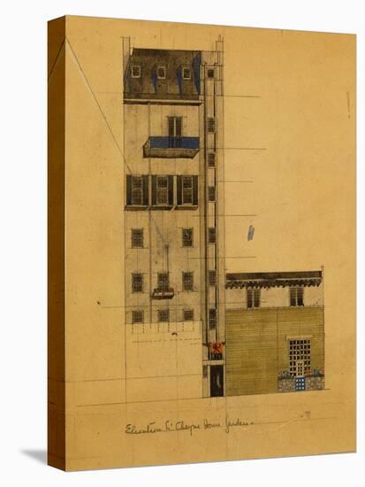 London, Elevation of Proposed Studio in Glebe Place and Upper Cheyne Walk, 1920-Charles Rennie Mackintosh-Premier Image Canvas