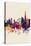 London England Skyline-Michael Tompsett-Stretched Canvas