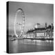 London Eye (Millennium Wheel) and Former County Hall, South Bank, London, England-Jon Arnold-Premier Image Canvas
