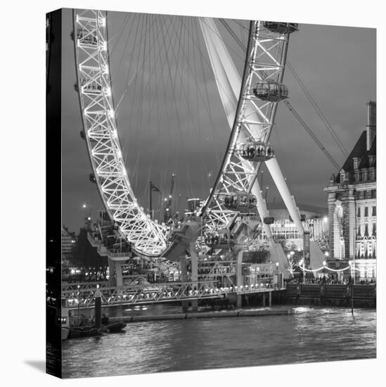 London Eye (Millennium Wheel) and Former County Hall, South Bank, London, England-Jon Arnold-Premier Image Canvas