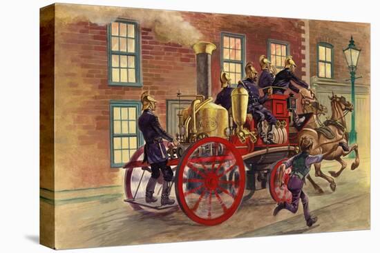 London Fire Engine of C 1860-Peter Jackson-Premier Image Canvas