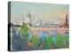 London over Waterloo Bridge-Joseph Pennell-Premier Image Canvas