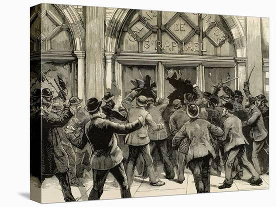 London, Picadilly, Socialist Agitation, February 8, 1886-null-Premier Image Canvas