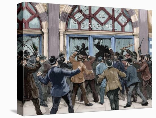 London. Picadilly. Socialist Agitation. February 8, 1886-null-Premier Image Canvas