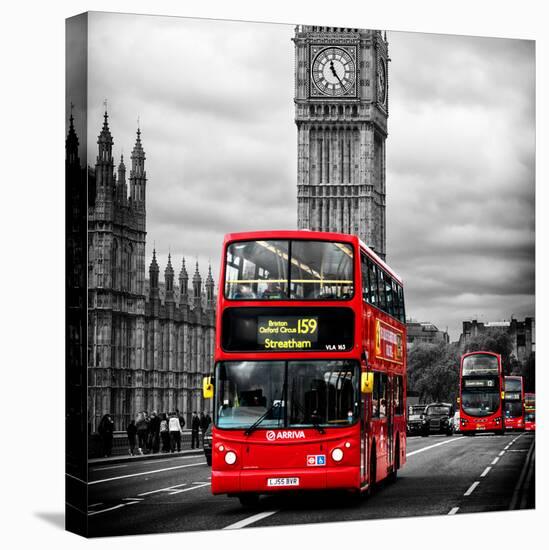 London Red Bus and Big Ben - City of London - UK - England - United Kingdom - Europe-Philippe Hugonnard-Premier Image Canvas