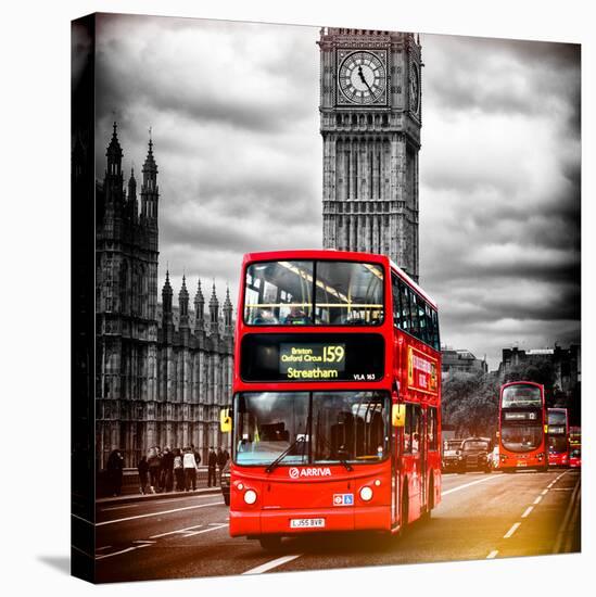 London Red Bus and Big Ben - City of London - UK - England - United Kingdom - Europe-Philippe Hugonnard-Premier Image Canvas