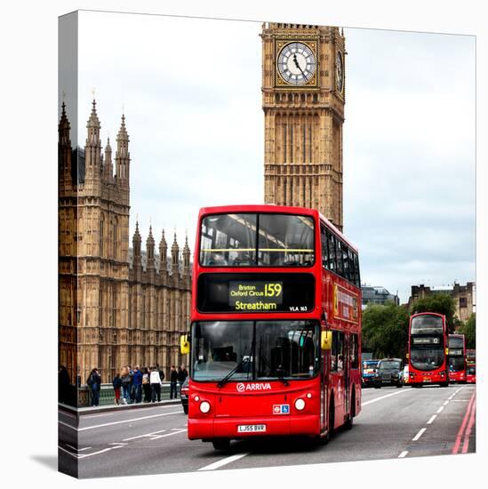 London Red Bus and Big Ben - City of London - UK - England - United Kingdom - Europe-Philippe Hugonnard-Premier Image Canvas